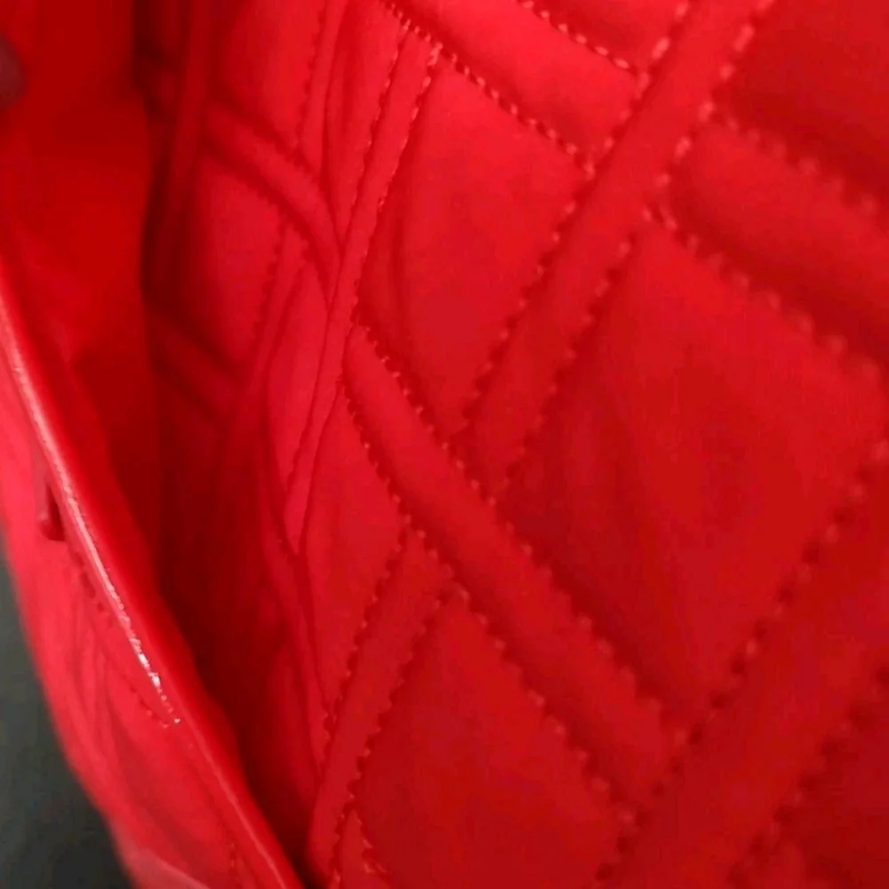 VERA BRADLEY Iconic Vera Tote CORAL REEF Handbag Very Clean See Pics/Condition - Picture 5 of 8